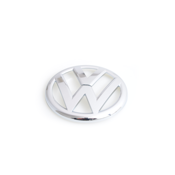 VW-Emblem 5K0853630BULM für Heckklappe, chromfarben/schwarz