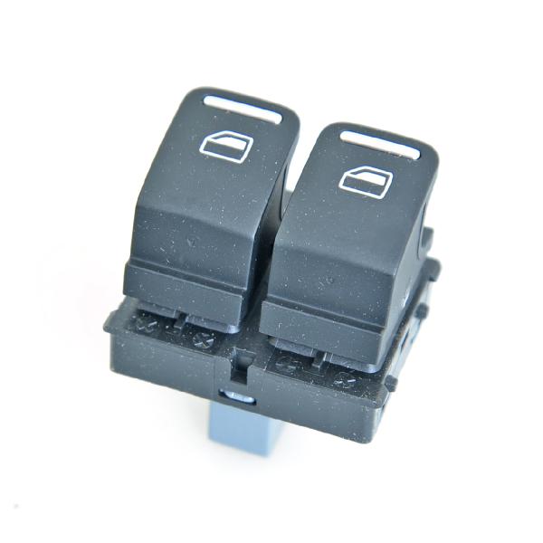 Schalter für elektrischen Fensterheber (Fahrerseite) schwarz/aluminium 5C5959857C ICX