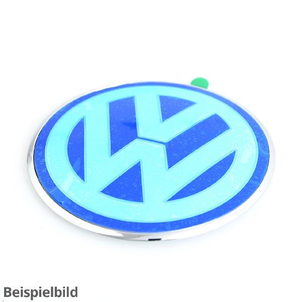 VW-Emblem 7C0853630A041 für Heckklappe oben, schwarz/chromglanz