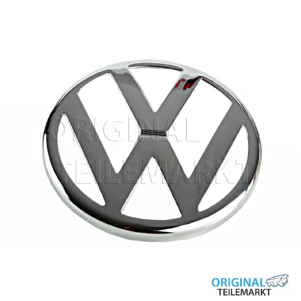 VW-Emblem für Fahrzeuge mit geschlossener Firmenzeichenaufnahme chrom 1J0 853 601 FDY