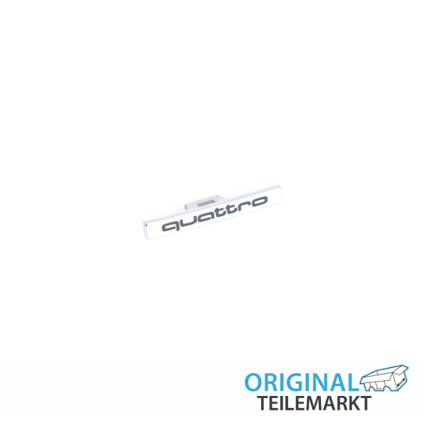 Schriftzug 8K9853736 2ZZ chrom "QUATTRO"