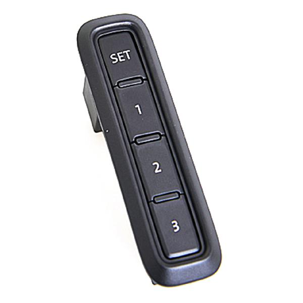 Memory-Schalter für Sitzverstellung links und für Lehnenverstellung satinschwarz 3G0959769 9B9