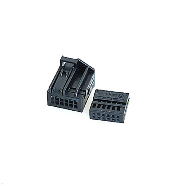 Flachkontaktgehäuse 12 polig / schwarz 1Z0972726