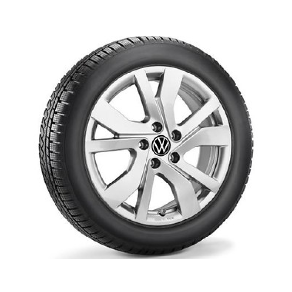 Winterkomplettrad ROCKINGHAM 571073577 8Z8 Brillantsilber 215/65 R17 103XL Semperit Speed 5 rechts