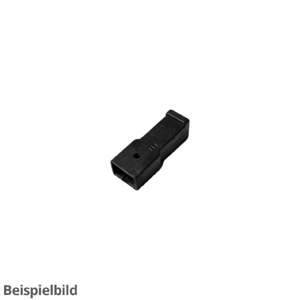 Flachsteckergehäuse 6 polig / schwarz 4B0971978B