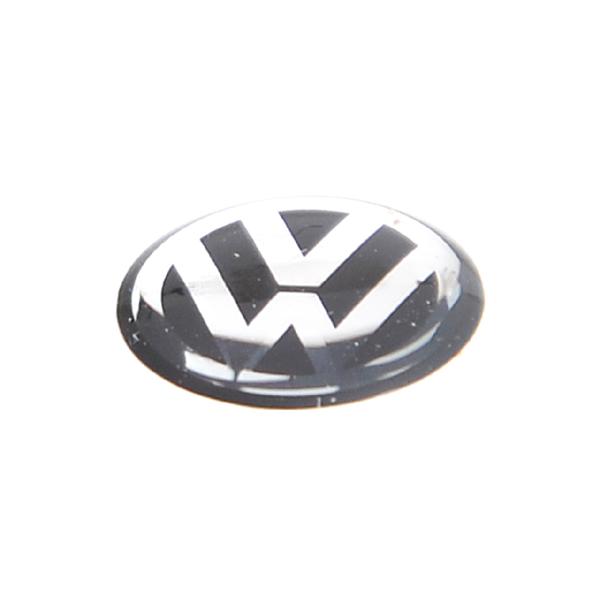 VW-Emblem schwarz/chrom 3C0837891A