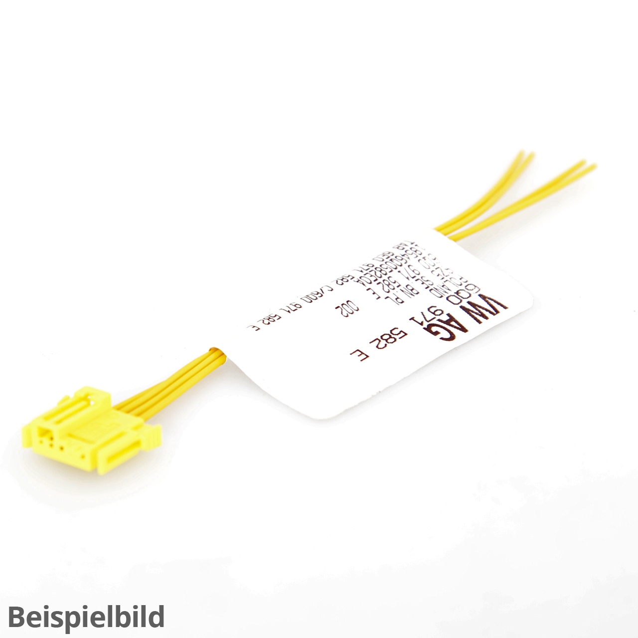 Flachkontaktgehäuse mit Kabel 3 polig / gelb/weiss / L=1778MM