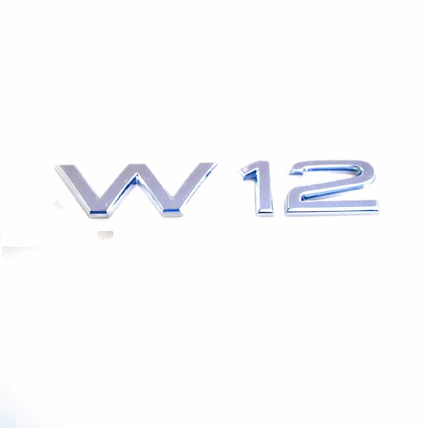 Schriftzug W12 chrom 4H0 853 743 B 2ZZ