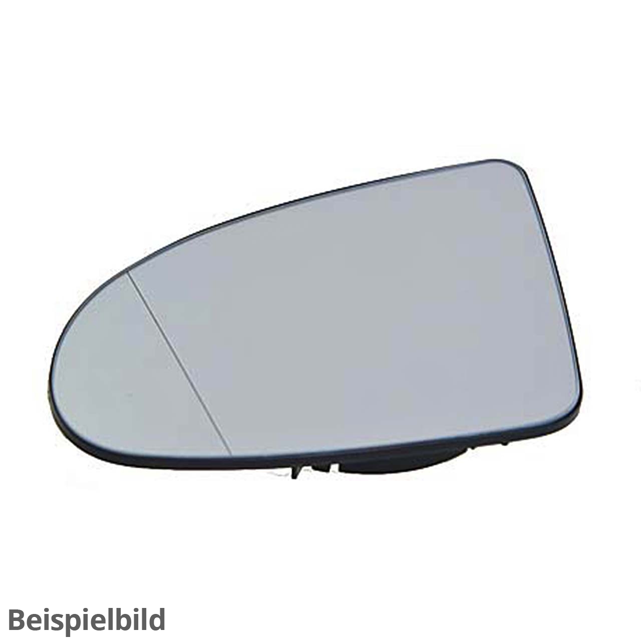 Spiegelglas links (asphärisch weitwinkel) mit Trägerplatte 8K0857535F
