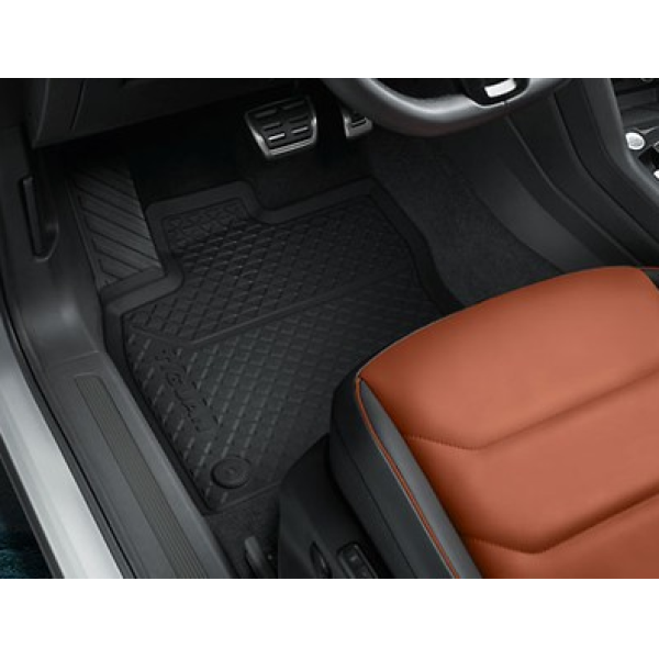 Volkswagen 5NL06151182V Fußmatte Allwettermatte hinten 1x Gummimatte dritte  Sitzreihe schwarz (nur Allspace, nur 7-Sitzer) : : Auto & Motorrad