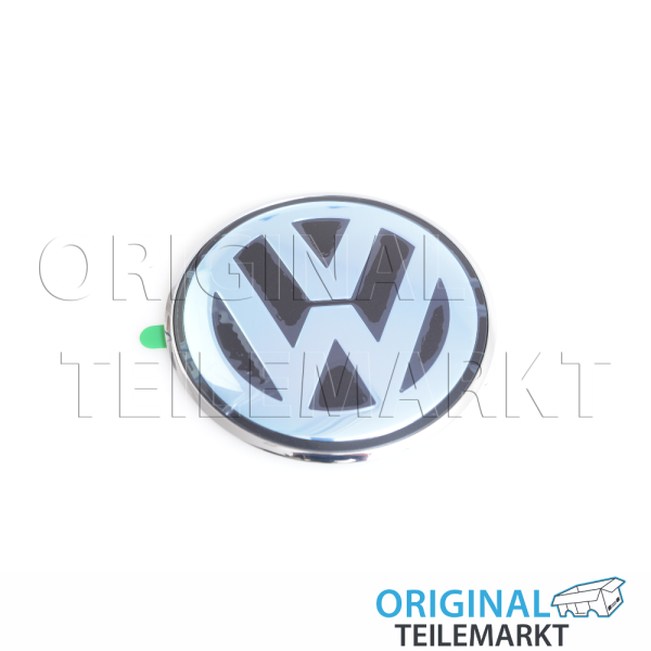 VW-Emblem 7H0853630A ULM für Flügeltür, chromfarben/schwarz