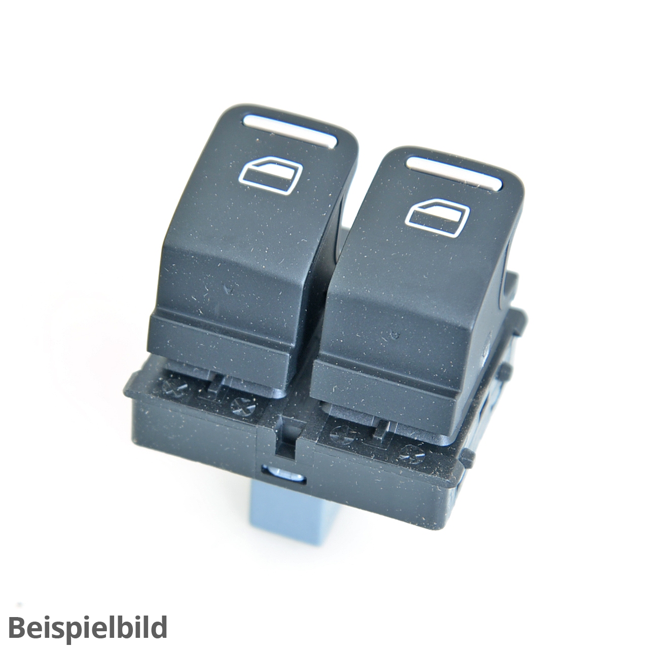 Schalter für elektrischen Fensterheber (Fahrerseite) schwarz/chrom, vorn  und hinten 5K4959857A XSH